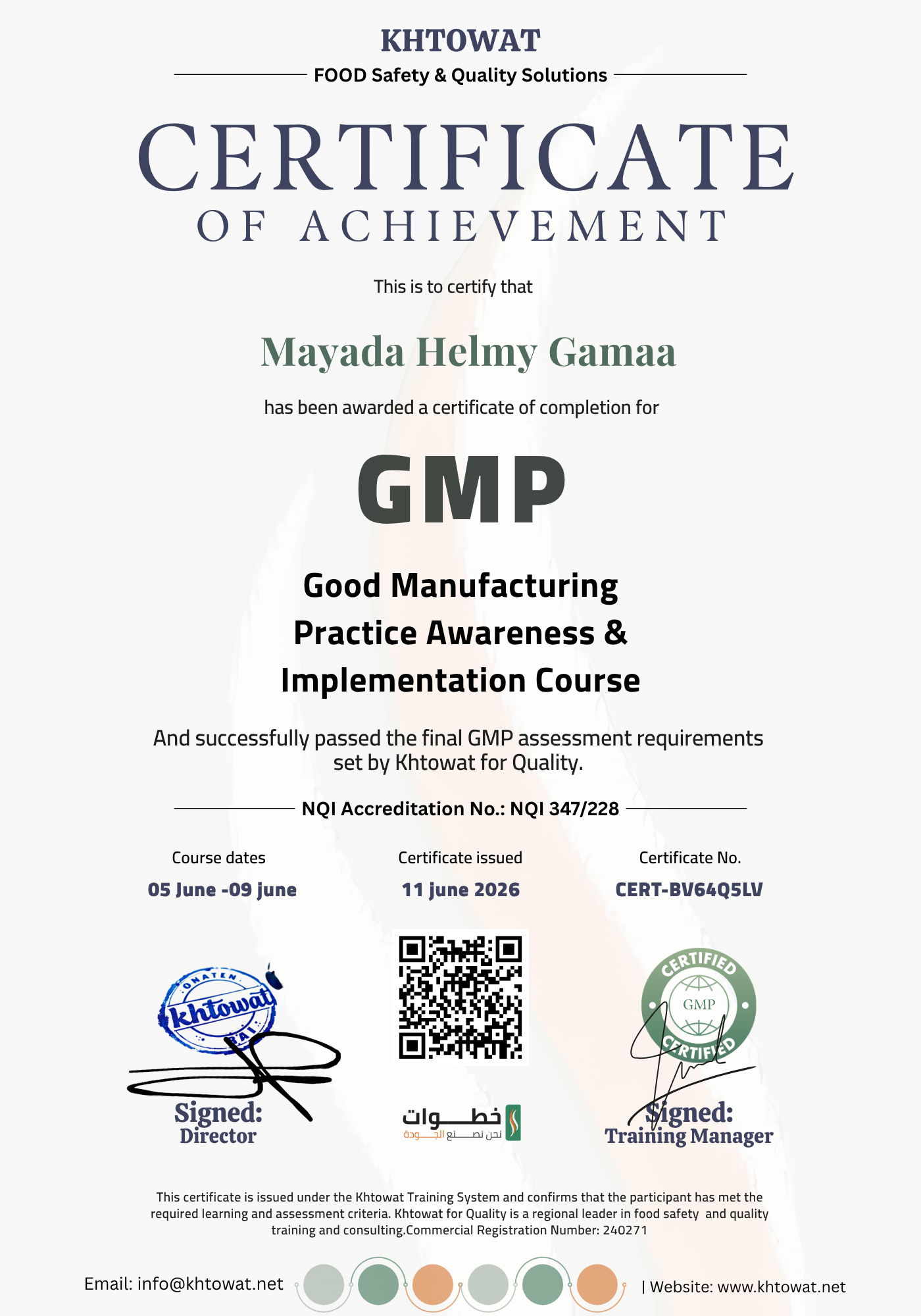 Good Manufacturing Practice